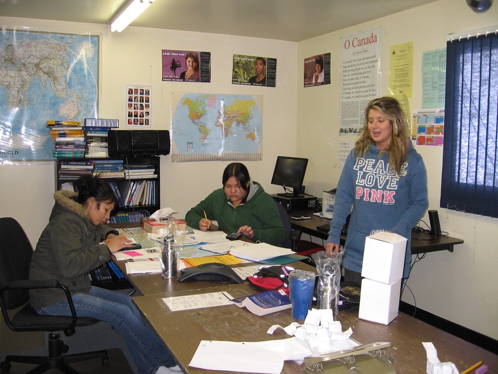 A WDEC Tutor and Her Students