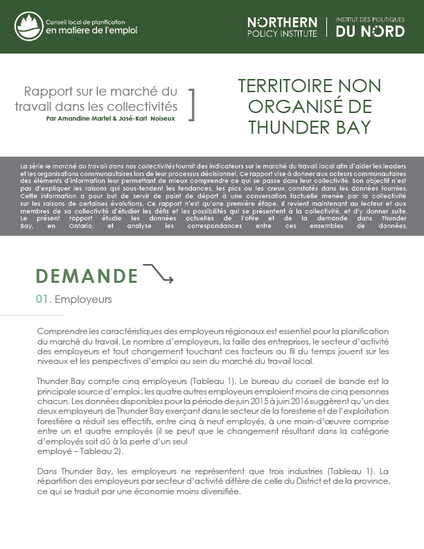 RMTC territoire non-organisé