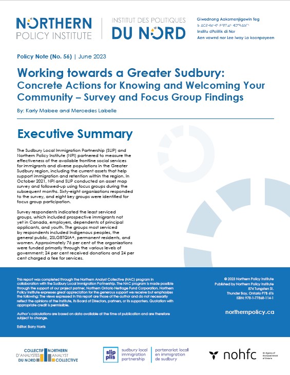 Working towards a Greater Sudbury